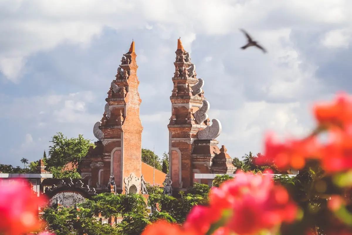 Candi bentar sebuah pura di Bali