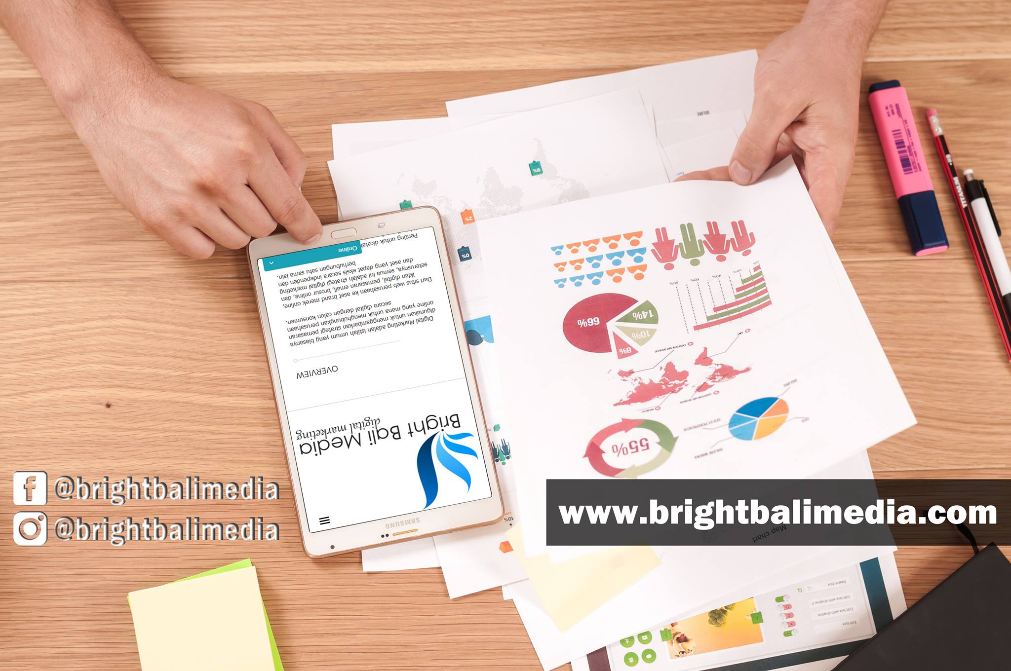 Bright Bali Media, Jasa Social Media Marketing Bali